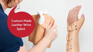 Custom Made Leather Wrist Splint
