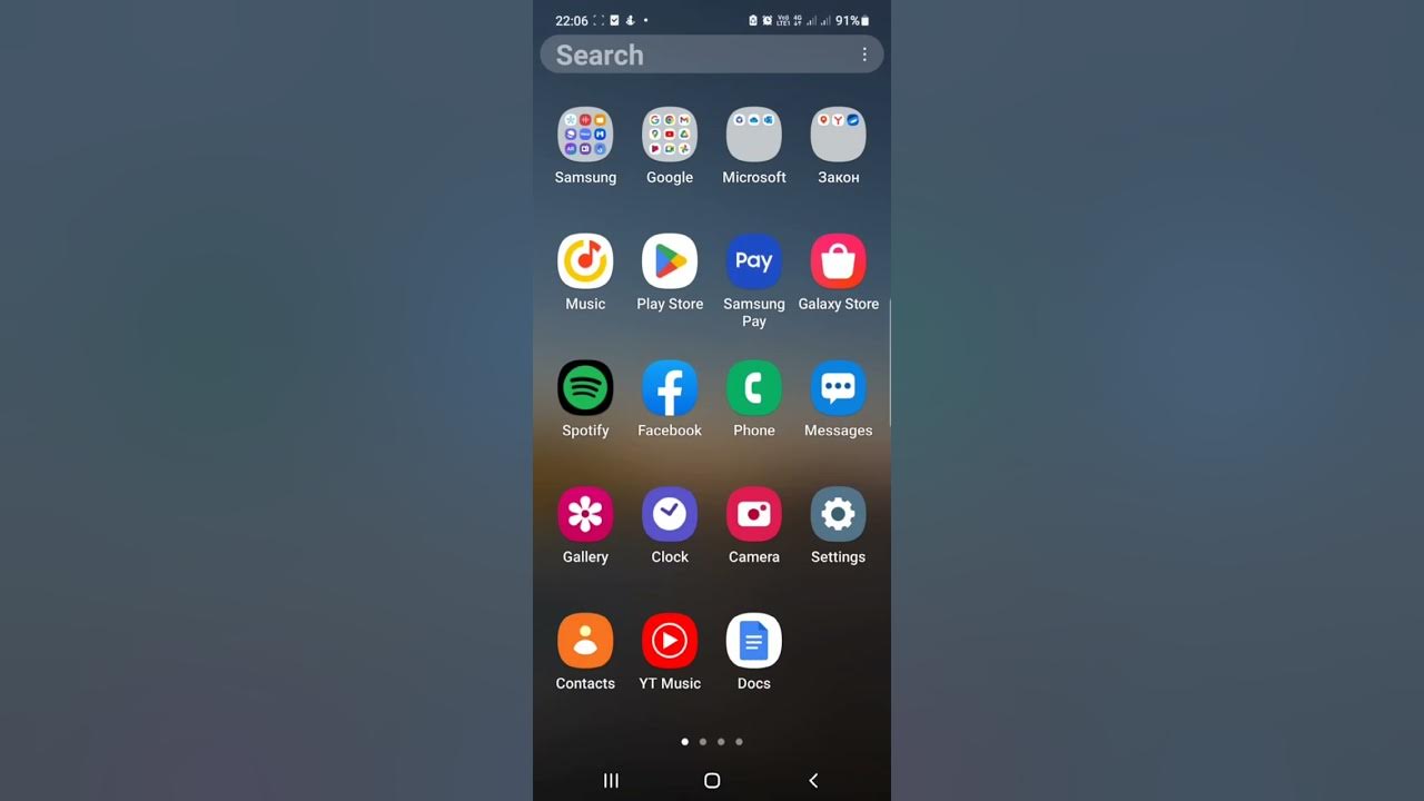 How to change the size and font of icons on Samsung YouTube