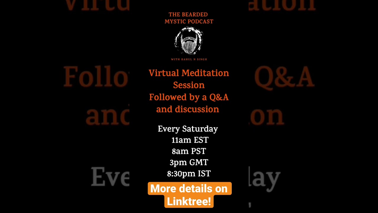 Join our #meditation session today! #advaitavedanta #nonduality #vedanta