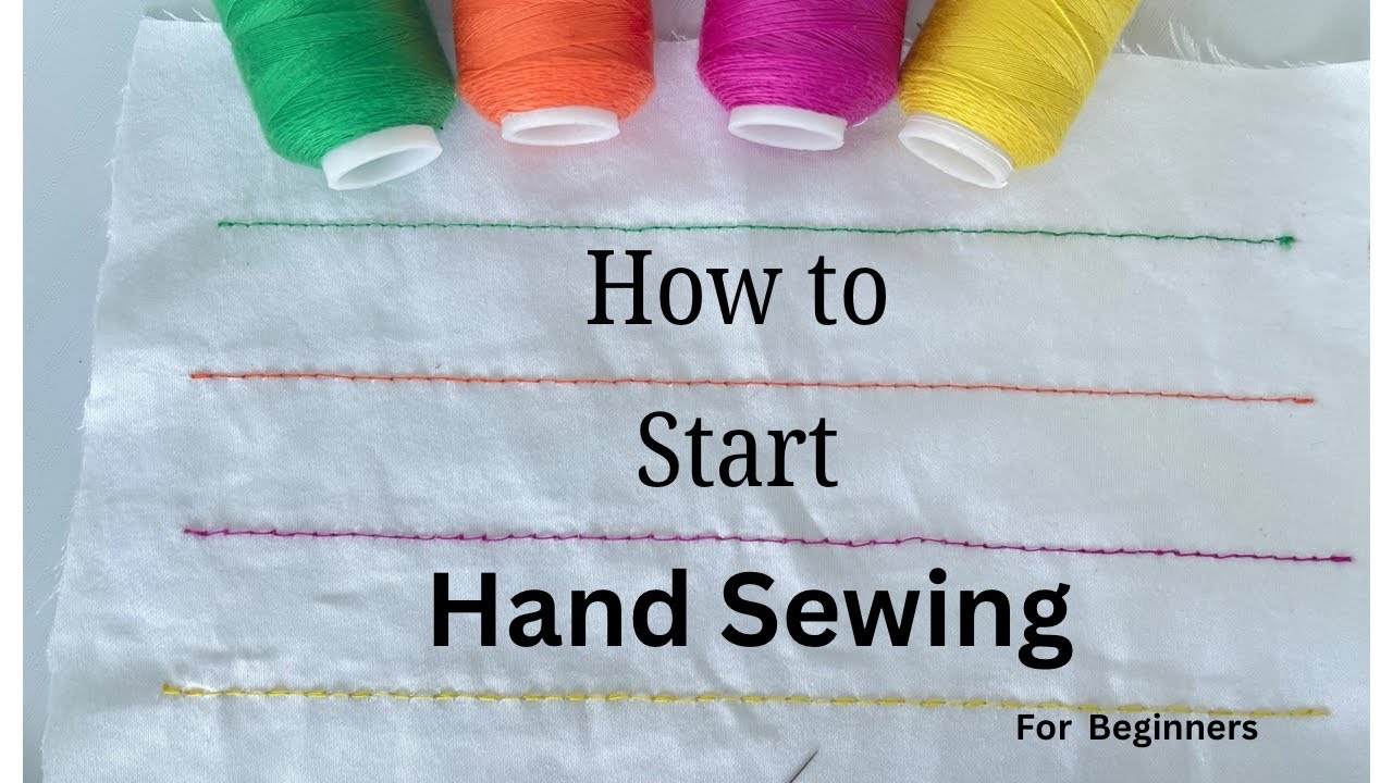 HAND SEWING | Learn to Hand Sew: How to Sew by Hand for Beginners ...