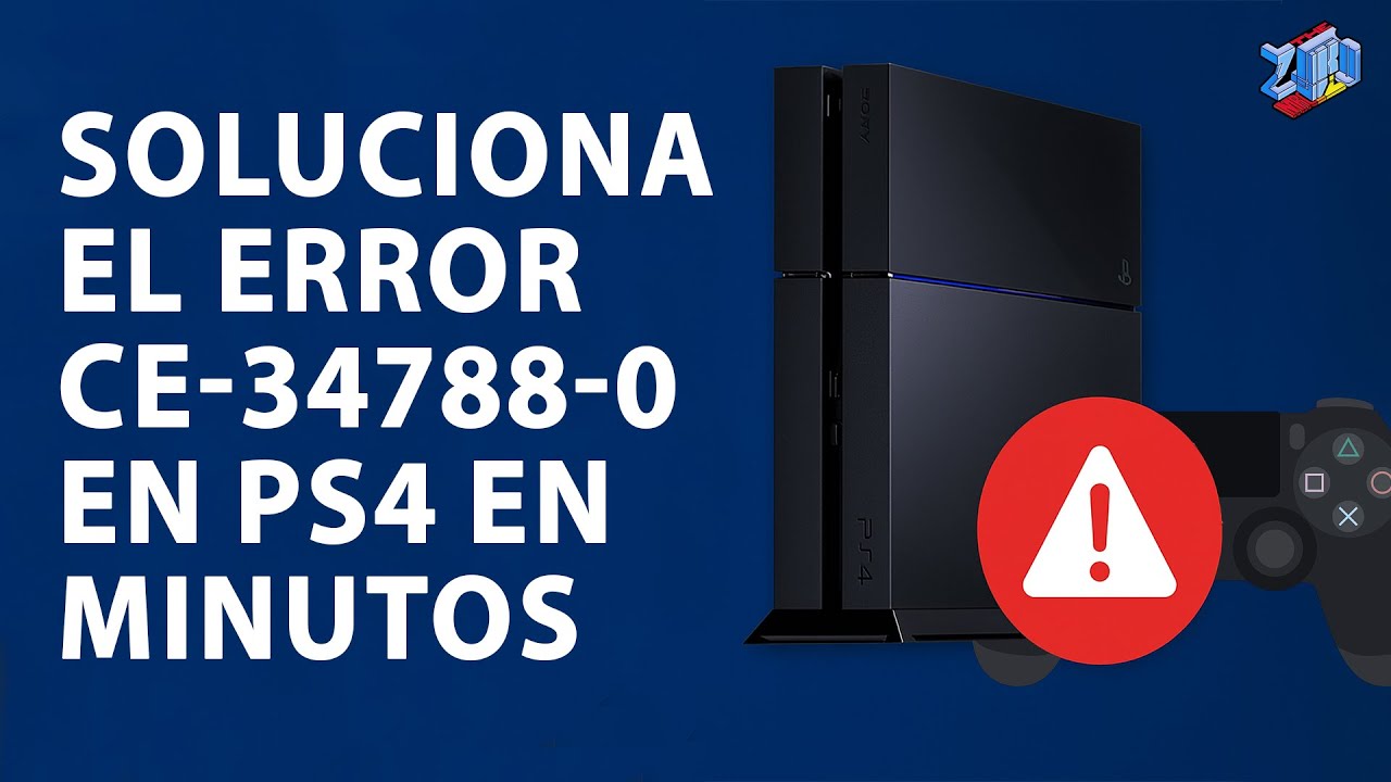 Soluciona el error CE-34788-0 en PS4 en minutos ✓ - YouTube