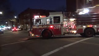 FDNY Engine 289 Spare responding from quarters