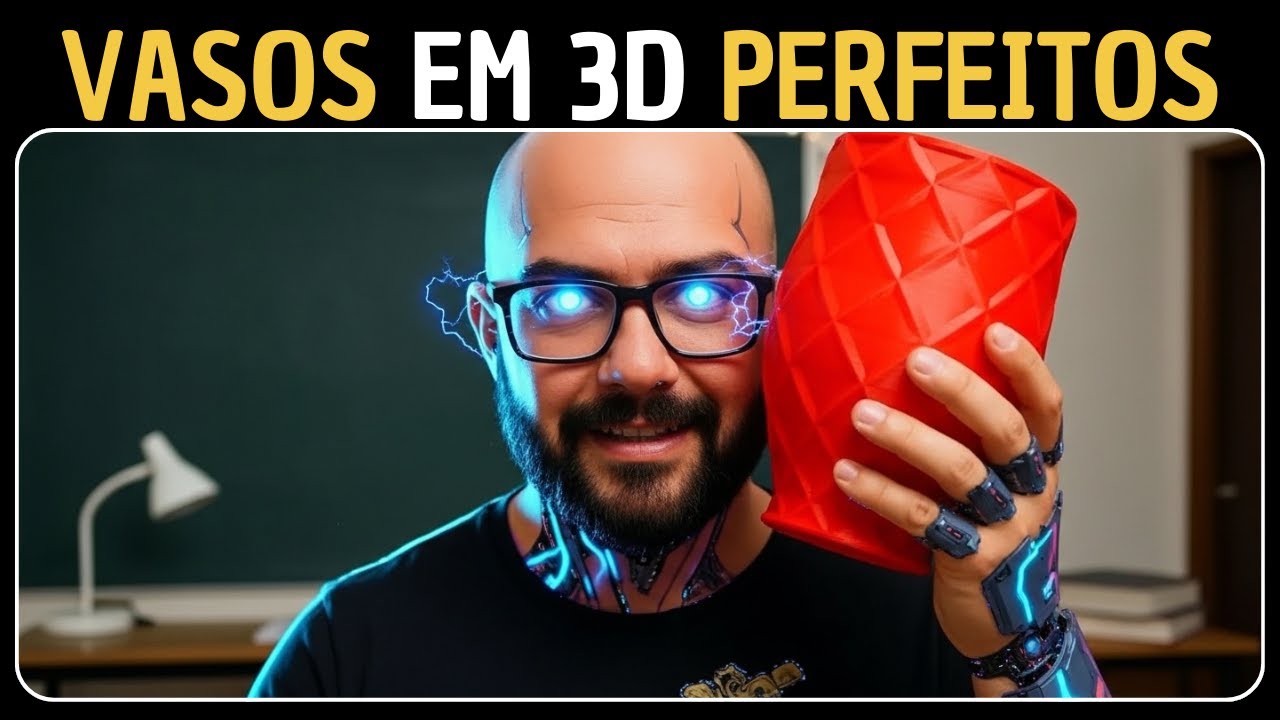 Como Imprimir um Vaso 3D Super Resistente – Passo a Passo Completo