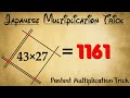 Master Japanese Multiplication Tricks in Just 3 Seconds! | Vedic Maths Secrets 🧮