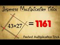 Japanese multiplication tricks  3 seconds multiplication tricks  vedic maths tricks