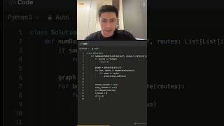 LeetCode 815 in Python with BFS trick for Bus Routes #algorithms #coding #python