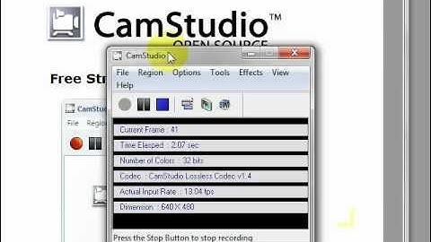 CamStudio download, installation and BEST settings