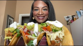 VLOG: HOMEMADE BLACK PEOPLE TACOS! GROCERY HAUL, & DID YALL SEE THE ECLIPSE?