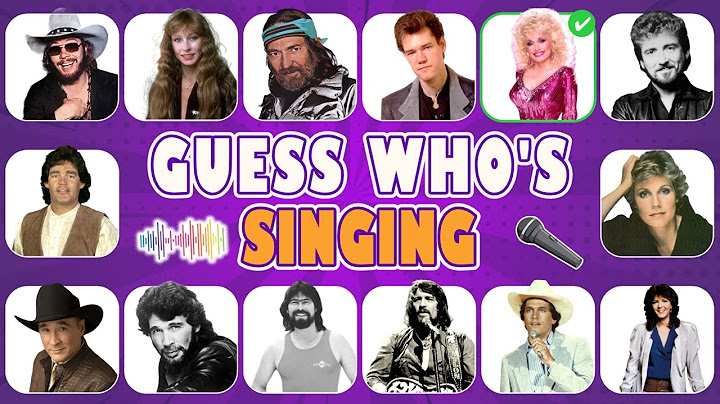 Guess Who's Singing 🤠 80s COUNTRY MUSIC QUIZ | Easy