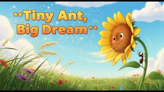 Tiny Ant, Big Dream | Motivational Kids Story | Never Give Up | Moral Story for Children 🐜