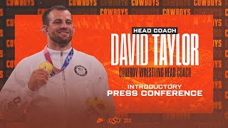 David Taylor Introductory News Conference - Oklahoma State Wrestling