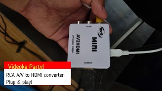 AV2HDMI Setup | How to convert AV/RCA to HDMI