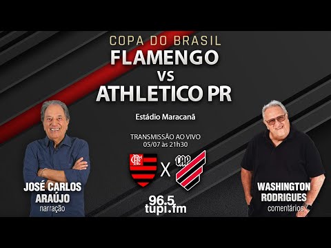 FLAMENGO  X  ATHLETICO-PR  - Copa do Brasil - Oitavas de Final (Jogo de Ida) - 05/07/2023 - AO VIVO