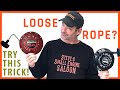 Easy Trick To Tighten A Limp Starter Rope That Won't Retract - Video