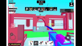 Roblox Big Paintball max nukes with the lightning gun⚡️⚡️⚡️