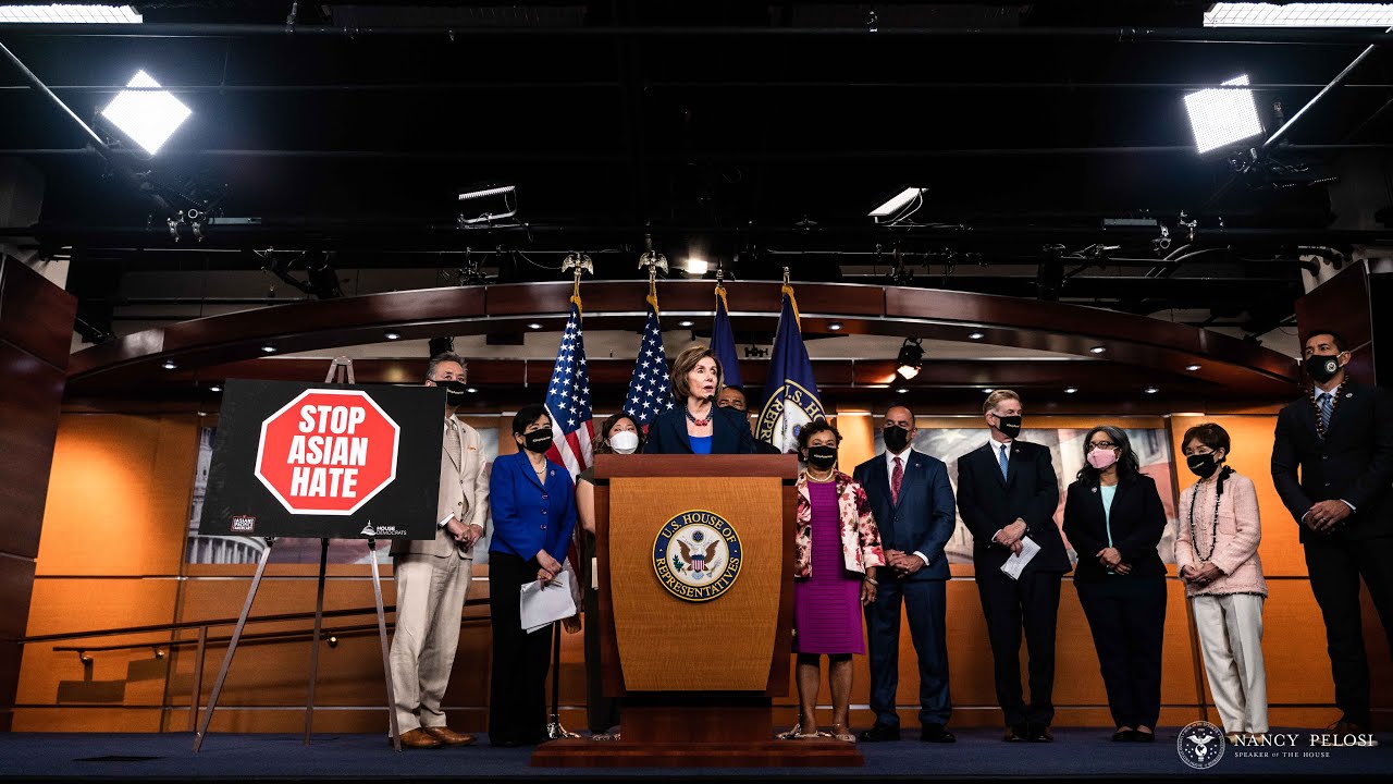Speaker Pelosi Attends COVID-19 Hate Crimes Act with CAPAC