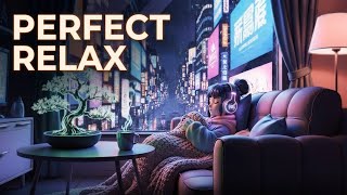 Warm Rainy Night Ambiance ☕ Relaxing Lofi Beats for Work &amp; Concentration