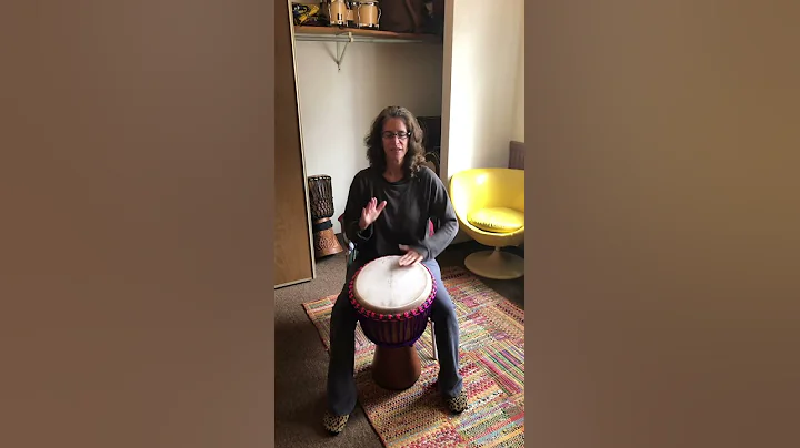 Stephanie demos a Djembe custom rehead done by Mat...
