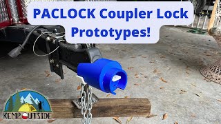 Testing PACLOCK Trailer Hitch Coupler Lock Prototypes | New Trailer Locks Coming Soon from PACLOCK