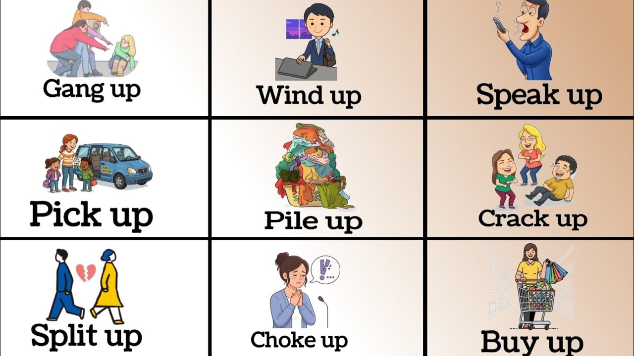 Common Phrasal Verbs With Sentences || Phrasal verbs: Vocabulary - YouTube