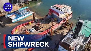 Retired ship being turned into artificial reef | 9 News Australia