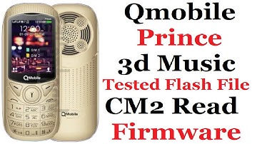 Qmobile Prince (3d Music) Tested Flash File CM2 Read Firmware