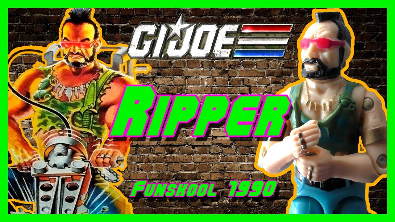 №119 G.I. Joe: Dreadnok "Ripper" 1990 Funskool Hasbro