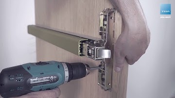 One locking point TOP panic exit device installation – TESA ASSA ABLOY