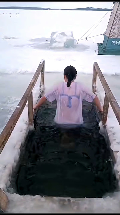 part83 Raised by Ice#Russian Kids Built Different#IceBath👙#DiscipTough From Day🌊Russian Ice#travel😱😱