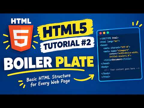 HTML Boilerplate Explained | DOCTYPE, html, head & body Tags | Lecture 2 - Sumaira Digital Skills