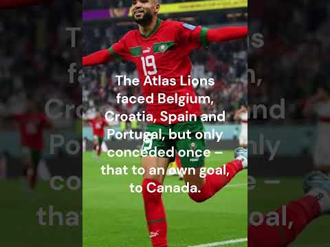 History for the Atlas Lions Morocco vs Portugal FIFA World Cup Qatar 2022 Maroc v France Semi Final