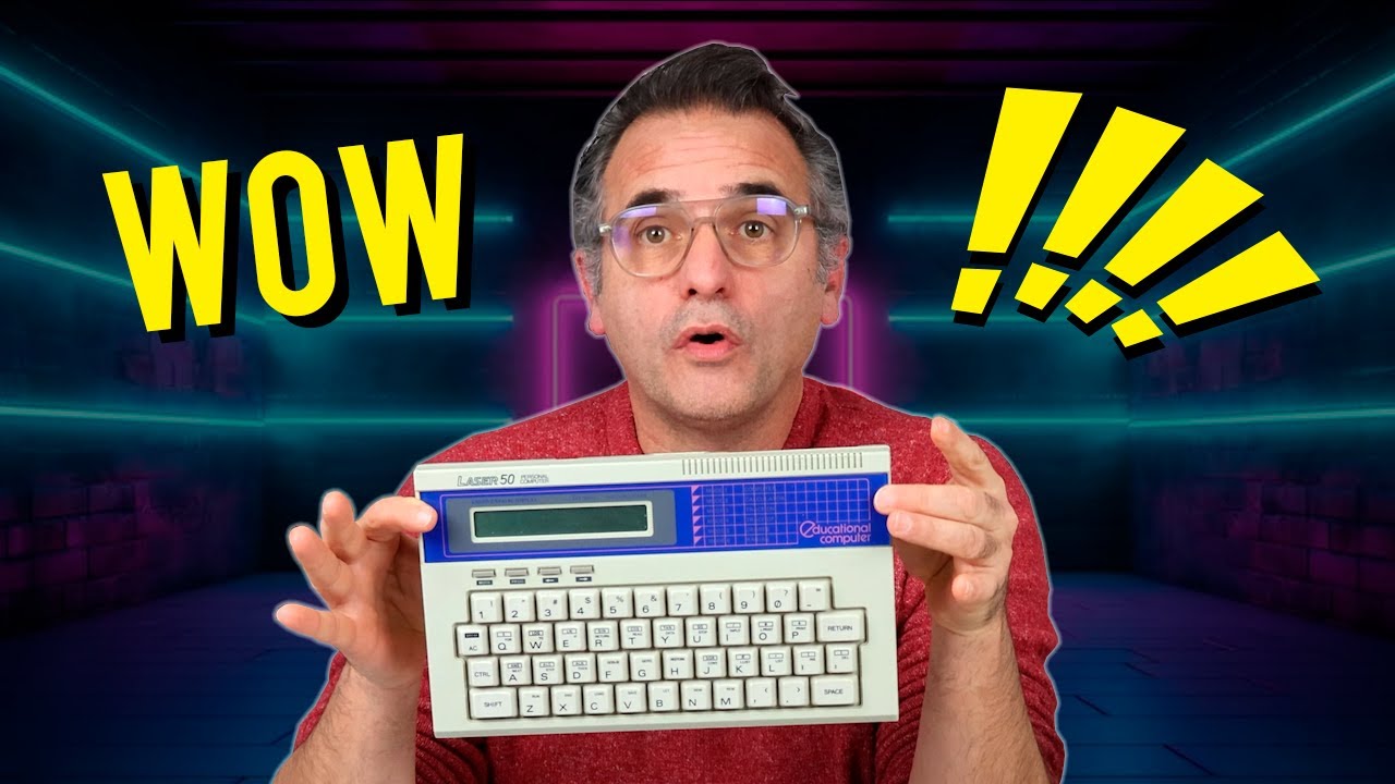 VTECH Laser 50 - this little computer from the 80s will surprise you ...