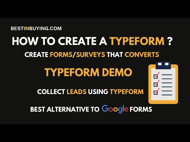 Create Lead Generation Form Typeform | Typeform Tutorial | How to create Typeform | Typeform Demo