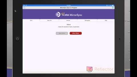MirrorSync speed video