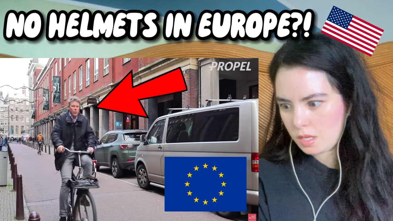 American Girl Reacts Why Don’t the Dutch Wear Helmets?