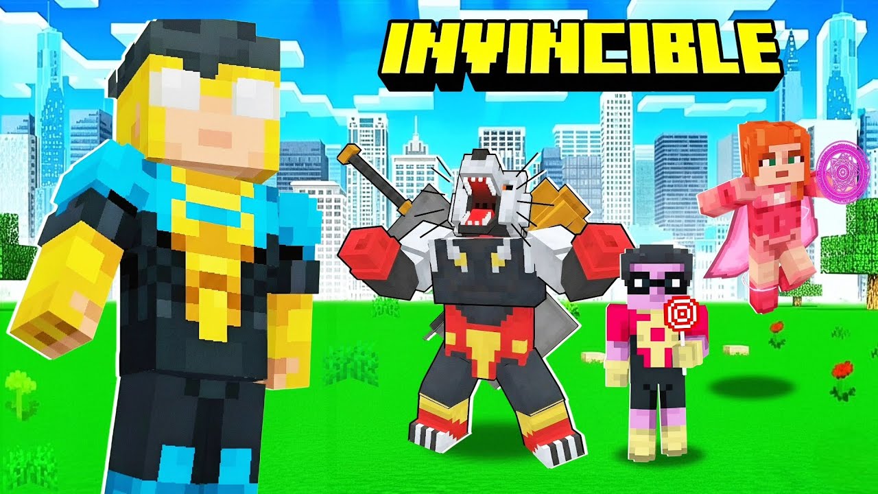 Invincible In Minecraft I BECAME INVINSIBLE in minecraft 🔥 - YouTube