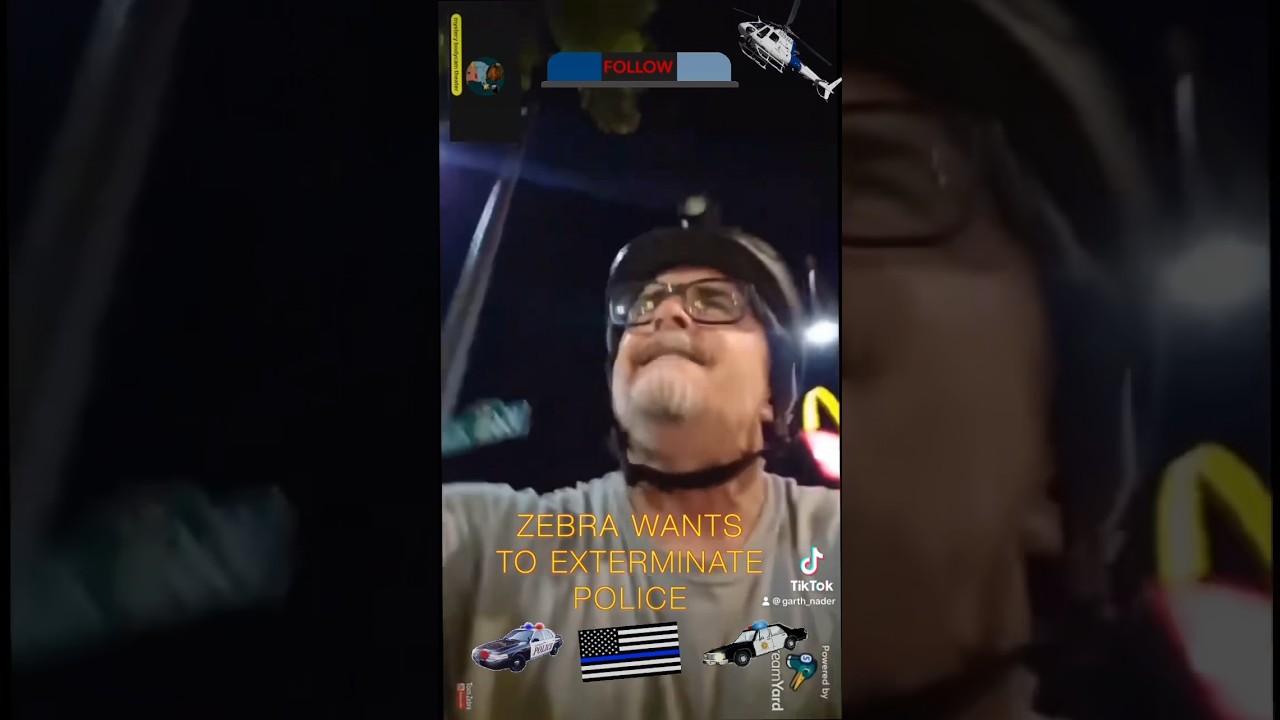 Tom Zebra threatens to unalive law enforcement