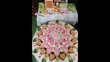 Mâm cúng đầy tháng cho bé gái #mâmcúngđầytháng #mâmcúngtrọngói