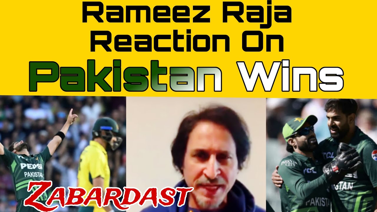 Pakistan Rameez Raja Rameez Raja Reaction on Pakistan’s Series in Australia vs Australia ...
