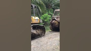 Exsekusi bulldozer Komatsu D85ess #shorts