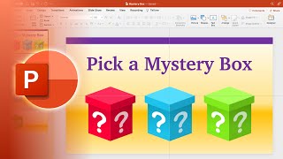 Pick a Mystery Box PowerPoint Template and Tutorial  Free Download