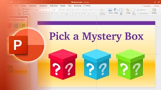 Pick a Mystery Box PowerPoint Template and Tutorial - Free Download screenshot 4