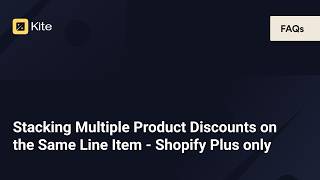 Stacking Shopify Product Discounts