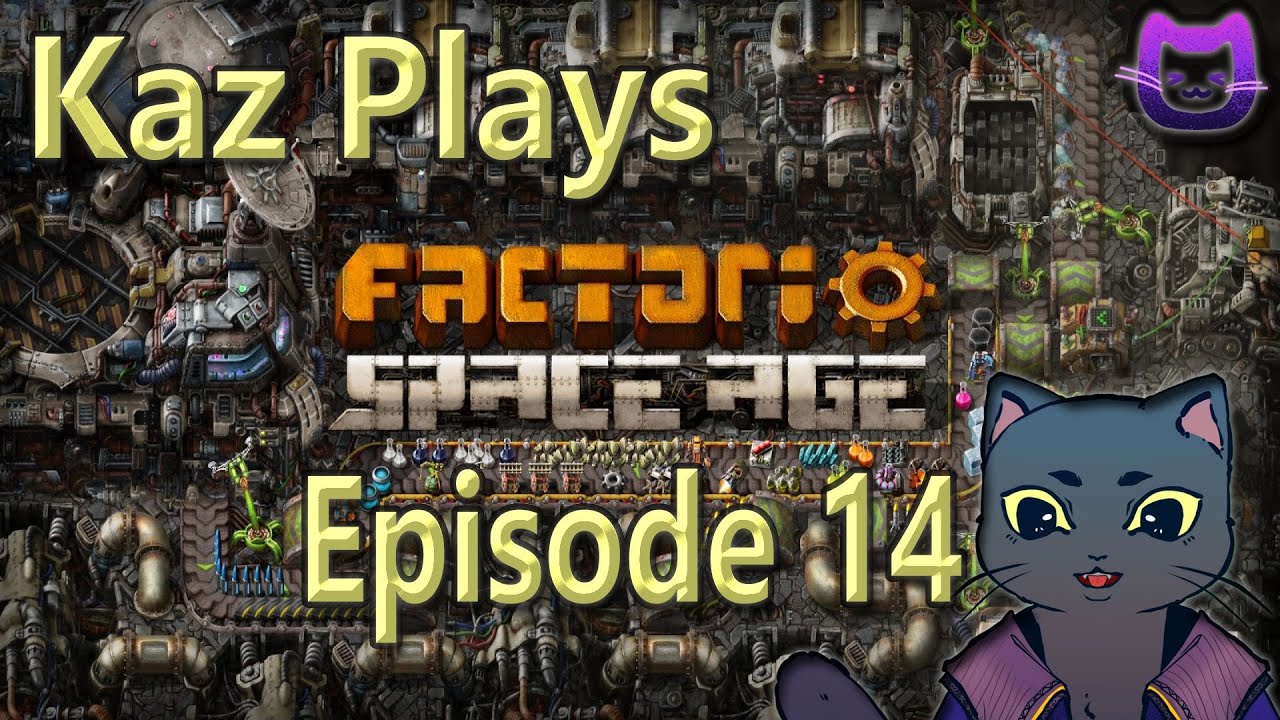 Kaz Plays - Factorio Space Age Episode 14: Growing Our Space Platform~