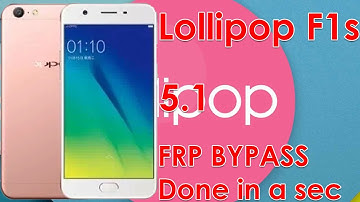Oppo F1s (A1601) 5.1 Lollipop Google Account Bypass Done in a Second