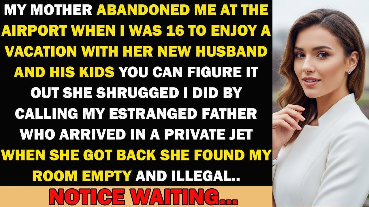 MOM Abandoned Me At The Airport At 16 ＂Just To Enjoy A Luxurious Vacation With Her New...＂ Then...