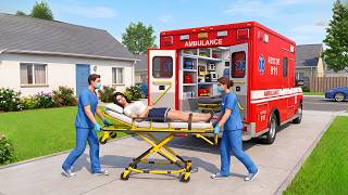 🚨 I Became an Ambulance Driver! Can I Save Everyone? 🚑 | Rescue Simulator Gameplay screenshot 1