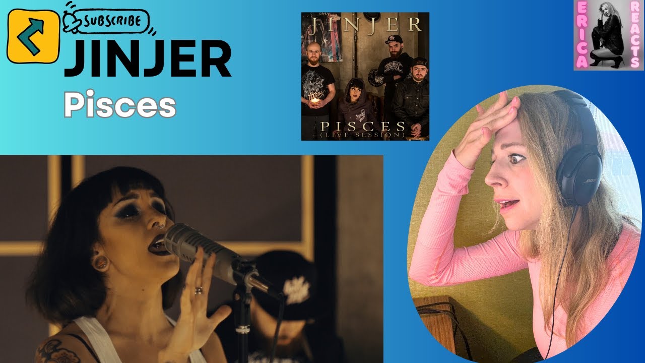 JINJER - РЫБЫ - Эрика реагирует в прямом эфире 21 ноября 2025 года.