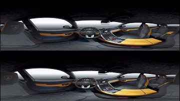 Lamborghini URUS - Stereo Interior 360 - VRED render test