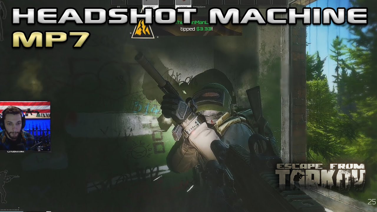 MP7 Headshot Machine - Escape From Tarkov - YouTube